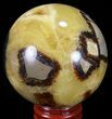 Polished Septarian Sphere - Madagascar #67859-1